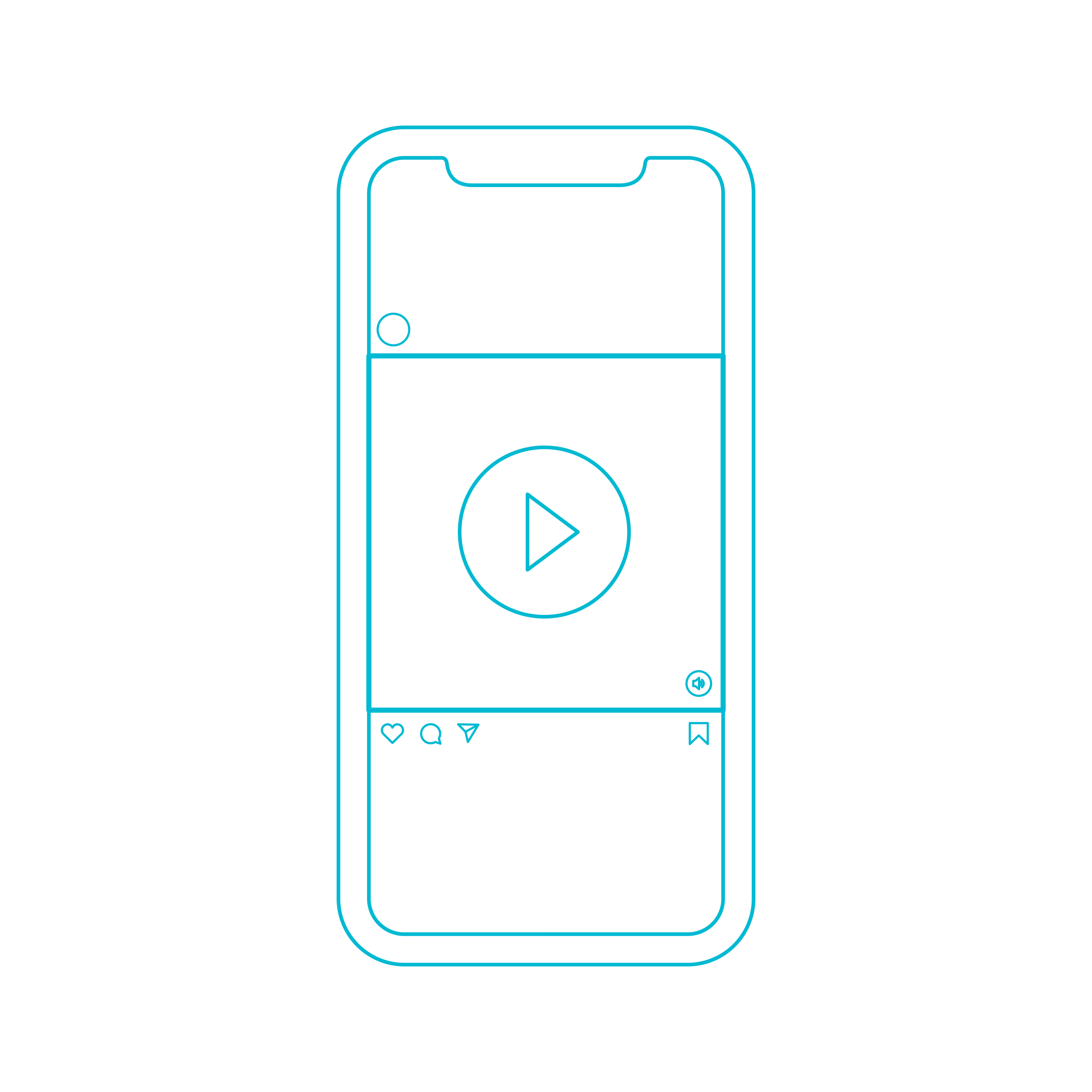 Digital Instagram Feed Video Square Sticker Outline Svg File Free Vectors